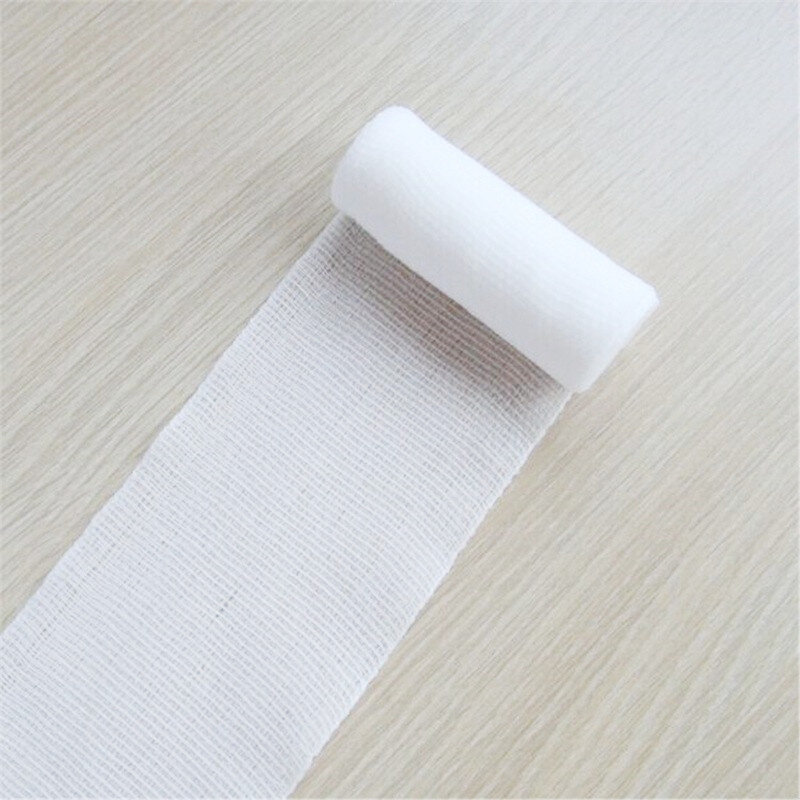 1 rolka elastyczna bandaż z gazy do pierwszej pomocy opatrunek opatrunkowy bandaż awaryjny zestaw do pielęgnacji bandaż