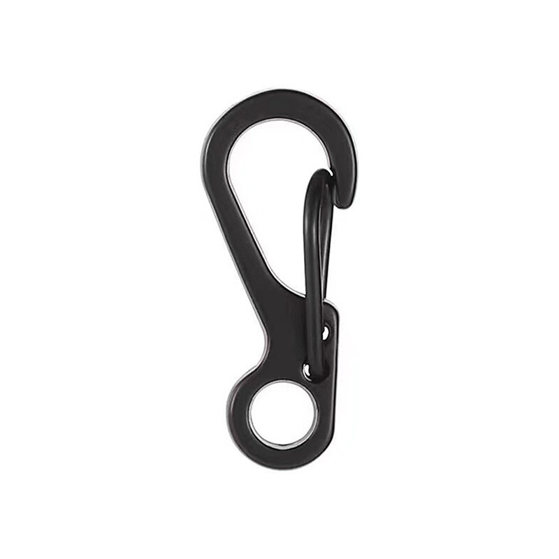Lobster Clasp Buckle Keychian Mini Carabiners Outdoor Camping Hiking Buckles Alloy Spring Snap Hooks Keychains Tool Clips