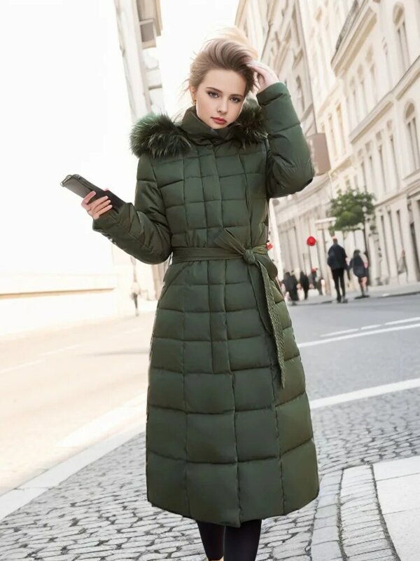 Winter Clothes Women Fur Parkas Quilted Jackets For Women 2023Thicken Warm Long Coat Jacket Clothing Hooded Autumn Pdded Clothes