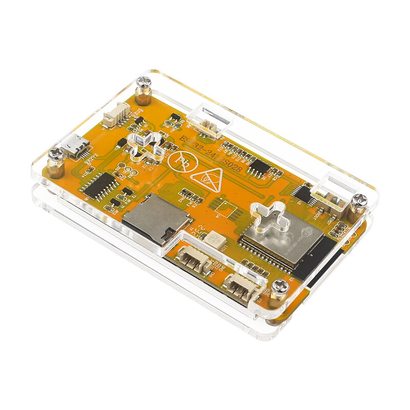 Transparant Acryl Case Voor ESP32-2432S028 Development Board Esp32 2.8 Inch 240*320 Smart Display (Zonder Esp32-bord)