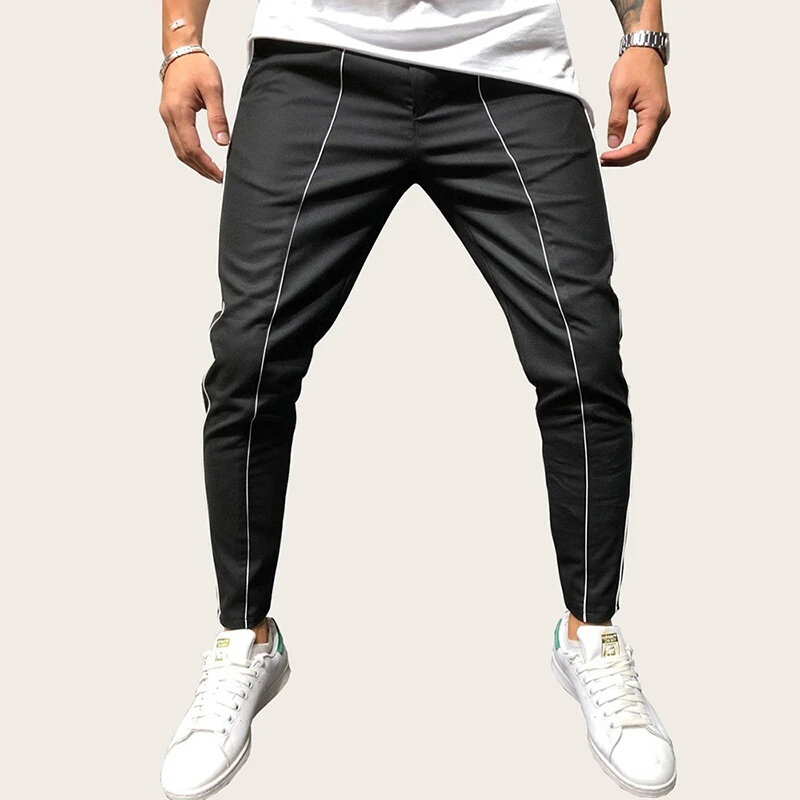 Brand Men's Clothing Pants Summer Slimming Business Casual Pants Classic Comfortable And Loose Fitting Straight Leg MA2