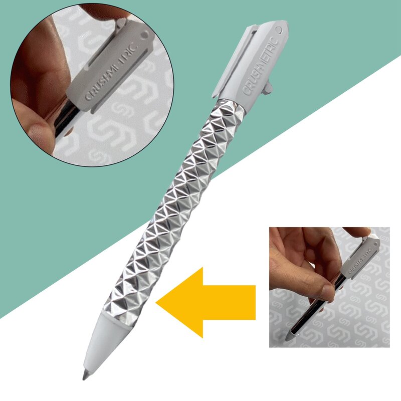 Zgniatane pióro Swtich interesujący kształt zmień deformację długopis żelowy
