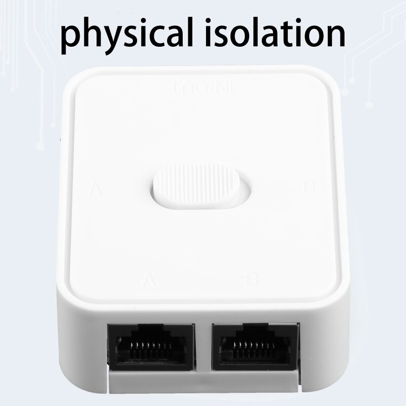Conmutador Ethernet de escritorio de 2 puertos, 1000 Mbps, Gigabit, RJ45, CAT6