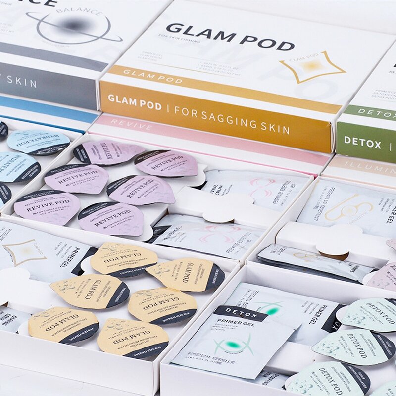 Glam Revive-kit de desintoxicación e iluminador, SÉRUM Facial para SPA, máquina de belleza con burbujas, geles de suero Aqua CO2