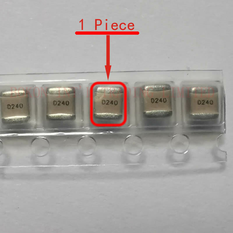 Capacitores multicamadas cerâmicos da porcelana p90 do ruído a240j d240 do esl do tamanho alto q dos capacitores da micro-ondas 24pf 500v rf 1111 v baixo