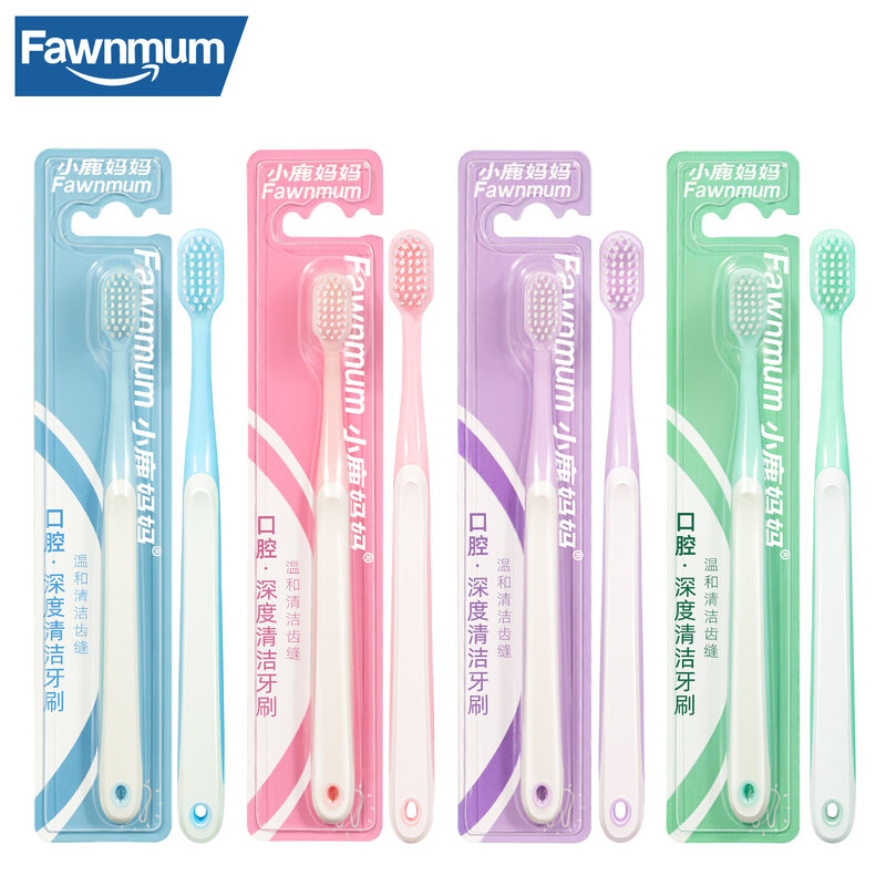 Fawnmum Ultra-Fine Toothbrush macio, Antibacteriano Toothbrush, Proteger Gum, Saúde Escova Dente, Higiene Oral, Dentes Ferramentas de Limpeza
