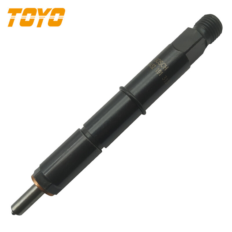 TOYO Rail biasa injektor bahan bakar 0432191313 untuk mesin ekskavator D6D