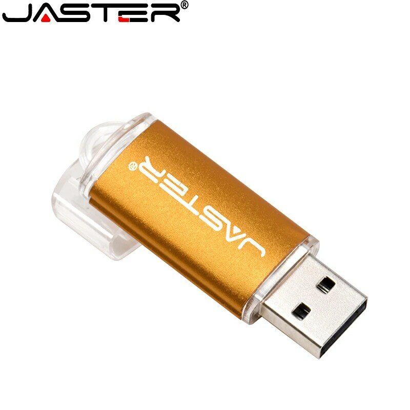 JASTER USB 2.0 금속 USB 플래시 드라이브 메모리 스틱 펜 드라이브 4g/8g/16g/32g/64g/128GB 금속 USB 플래시 드라이브 PC 무료 배송