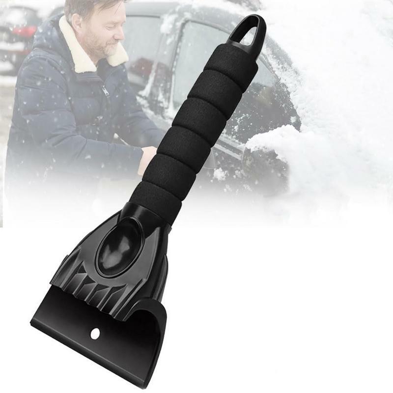 Car Windshield Snow Scraper Automotive Scratch Free Window Cleaning Scraper Vehicles Foam Grip Frost Removal Tools For Auto