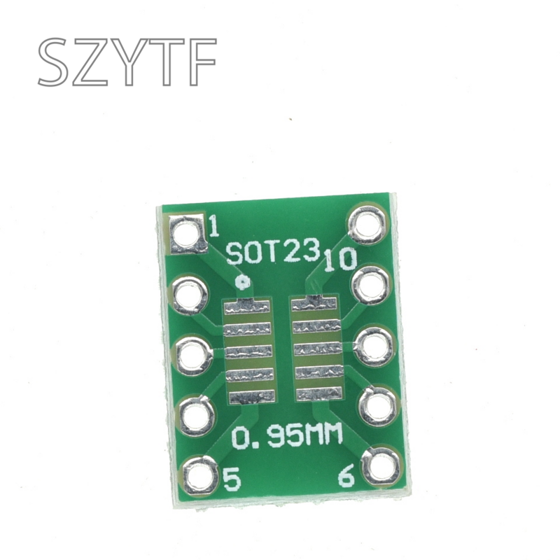 20 Stks/zak Adapter Plaat SOT23 MSOP10 Umax Turn DIP10 0.5Mm/0.95Mm