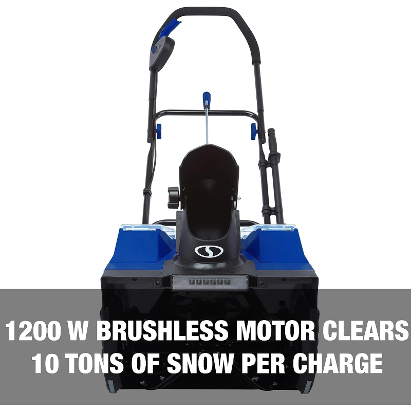 18-Inch, 48-Volt IONMAX Cordless Snow Blower Kit (w/ 2 x 4.0-Ah Batteries + Charger), Blue