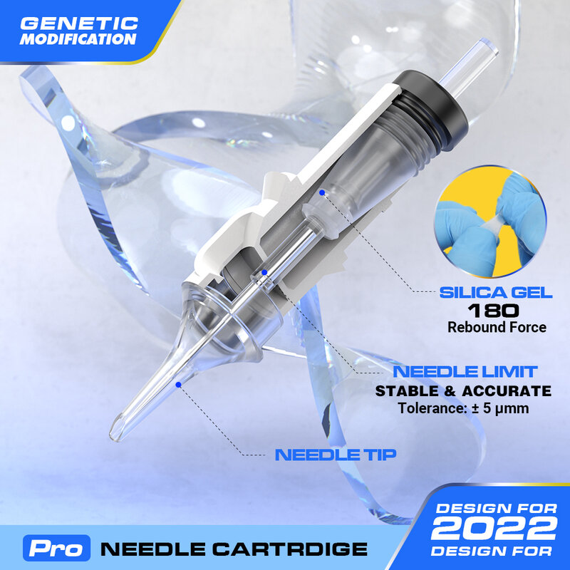 STIGMA 20/50Pcs Tattoo Needles Round Shader Revolution Disposable Cartridge For Tattoos Pen Machines #10 (0.30mm)  #12(0.35mm)