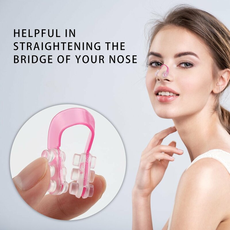 HOT Nose UP Clip Lifting Shaping Clipper No Pain Nose Bridge Straightening Beauty Clip Corrector Facial Corrector