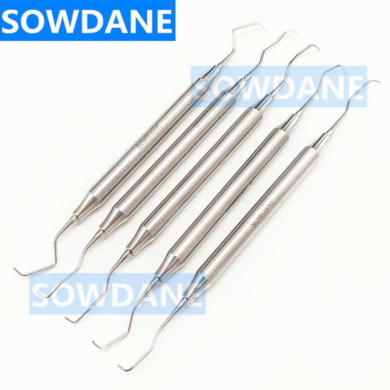 Dental Tooth Cleaning Scaler Dental Professional Gracey Curette Periodontal Bone Curettes Perio Dental Instrument Tool Hand use