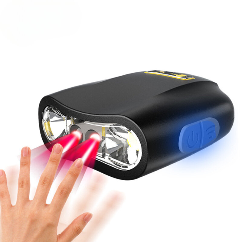 Nowy reflektor do ładowania z nakrętką indukcyjną USB, przenośny wielofunkcyjny reflektor do pracy z oświetleniem zewnętrznym