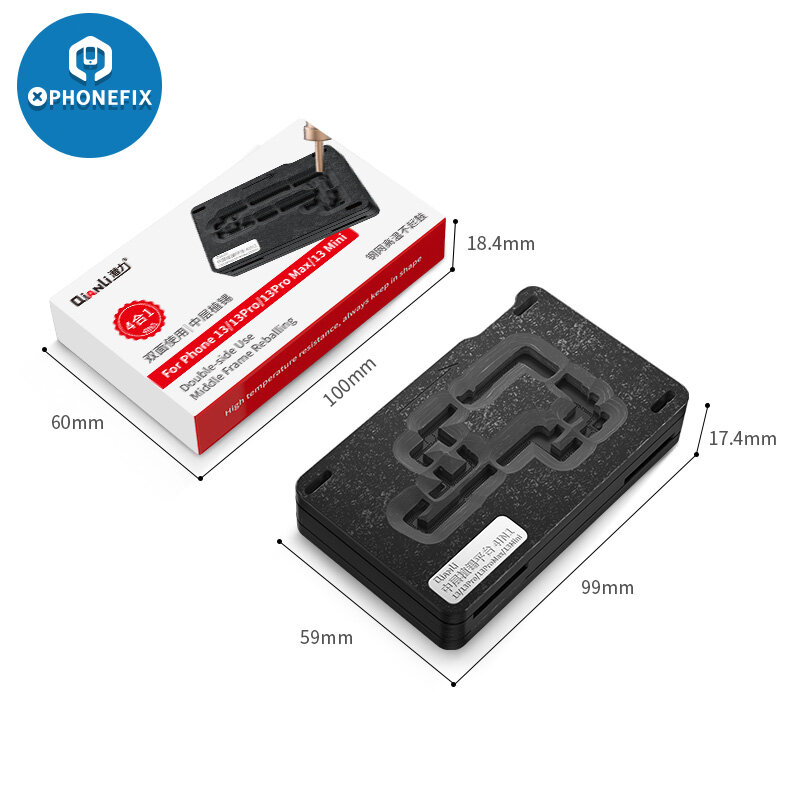 QianLi telaio centrale Reballing piattaforma scheda madre dispositivo BGA Reballing Stencil per iPhone X XS MAX 11 11pro 12 12mini 13 14 15