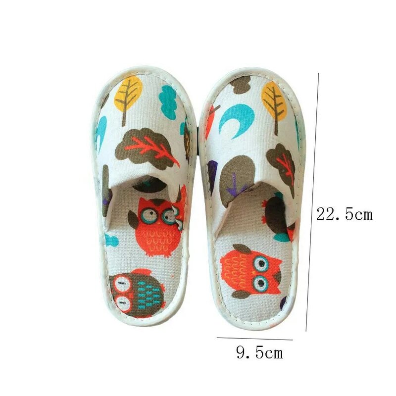 Children Hotel Travel Disposable Slippers Party Sanitary Home Guest Use Closed Toe Boys Girls Disposable Slippers