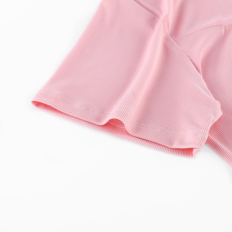 Женская кружевная пижама из вискозы, с V-образным вырезом и коротким рукавом