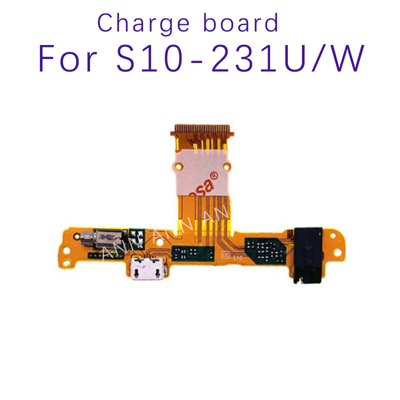 New USB Charging Port Flex Cable For Huawei Mediapad 10 Link S10-201 S10-231 Dock Connector Board Ribbon Cable Replacement