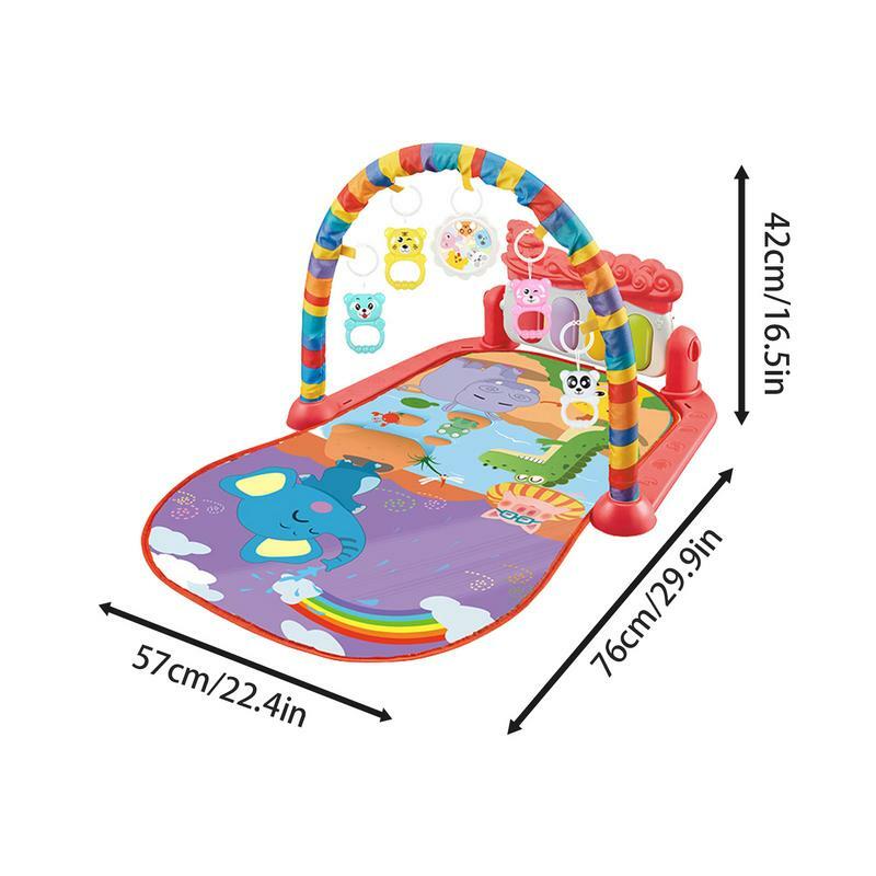 Play Gym For Baby Kick And Play Piano Gym più spesso antiscivolo Visual Hearing Touch sviluppo cognitivo per Baby Toddler Infant