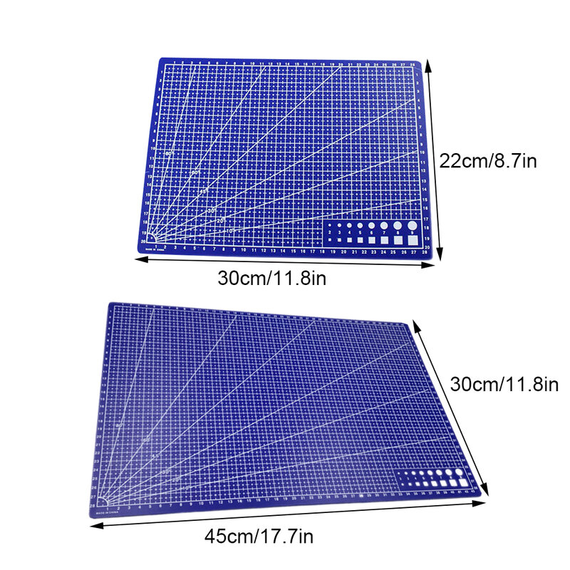 Прецизионная резка из легкого ПВХ Прямоугольный Коврик для резки A3 A4 коврик для резки A3 разделочная доска легкая