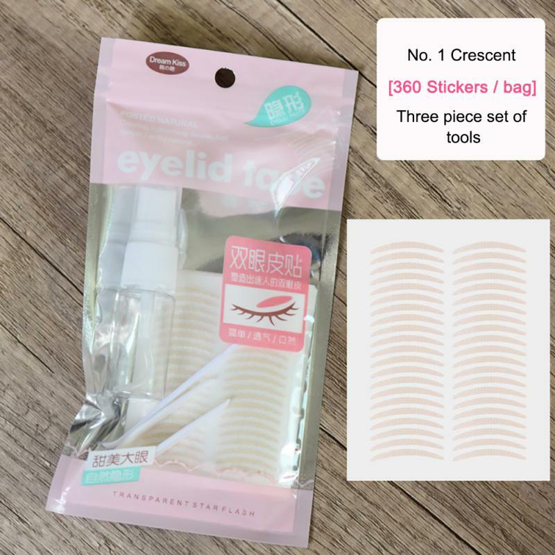 Invisible Double Eyelid Sticker Transparent Gauze Mesh Lace Invisible Self-adhesive Eyelid Sticker Makeup Tool