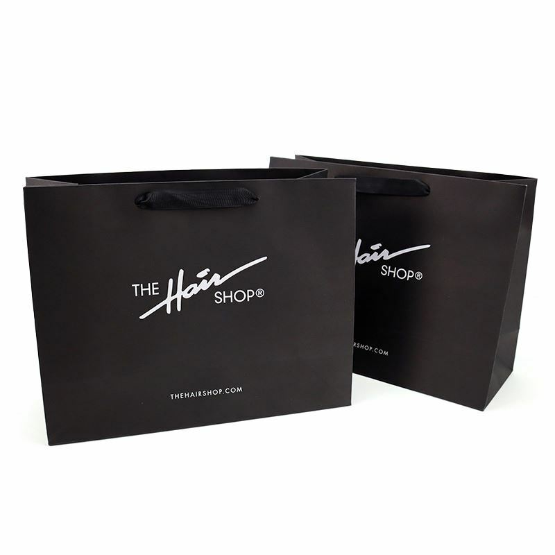 Customized product、Customized printed Logo Luxury Boutique Shopping Paper Bags for hair shop