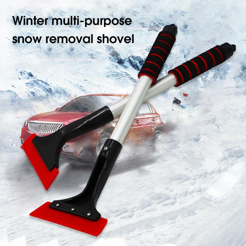 Удобная лопата для снега, многофункциональная термостойкая универсальная зимняя автомобильная лопата для льда на лобовое стекло