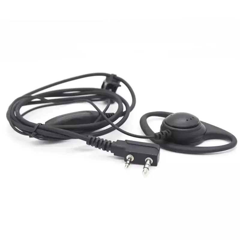 D Shape Earphone for Kenwood Soft Rubber Earpiece Headset For Baofeng Radio BF-777S/888S UV-5R K Port Earpiece