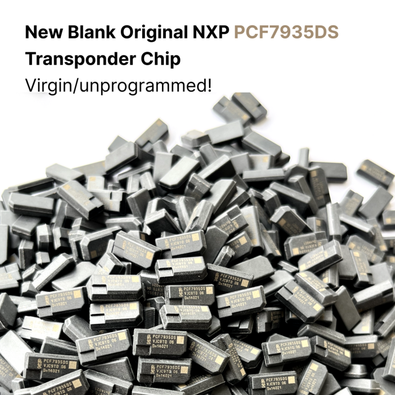 1/5/10 buah asli OEM NXP PCF7935 DS Transponder Chip Virgin unprogram ID33 40 sampai 44 untuk BMW Fiat Ford Renault VW tukang kunci