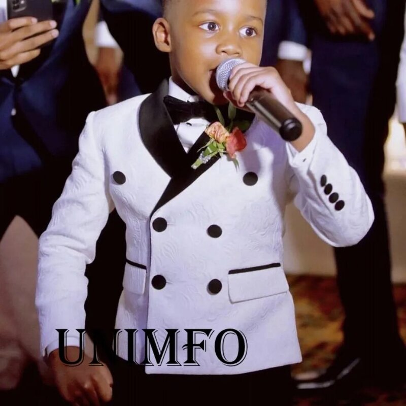 Детские костюмы для мальчиков «King», свадебное платье для малышей на день рождения, строгие наряды, комплекты с кольцами (куртка + черные брюки + бант)