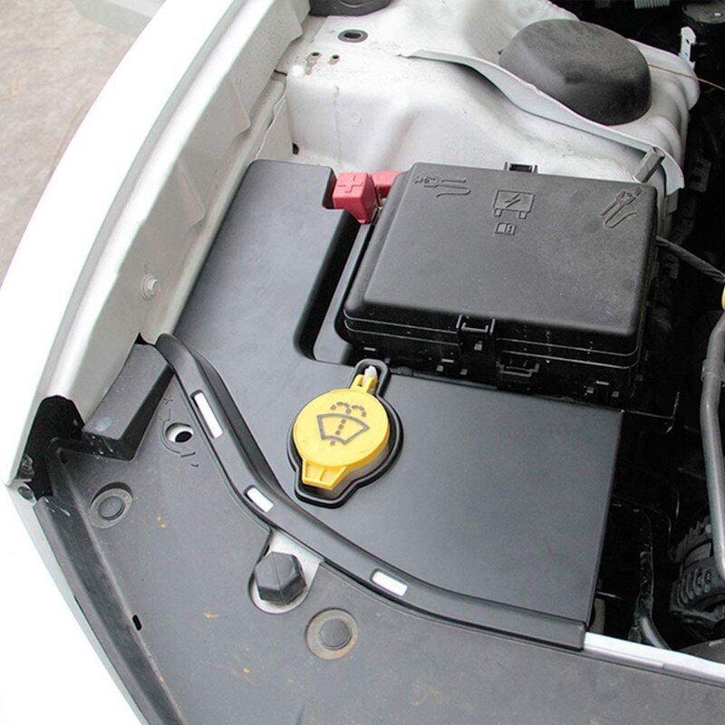 Plastikowy zbiornik spryskiwacza szyby wnęka silnika osłony Panel boczny dla Dodge Charger chryslera 300/300C 2011-2021
