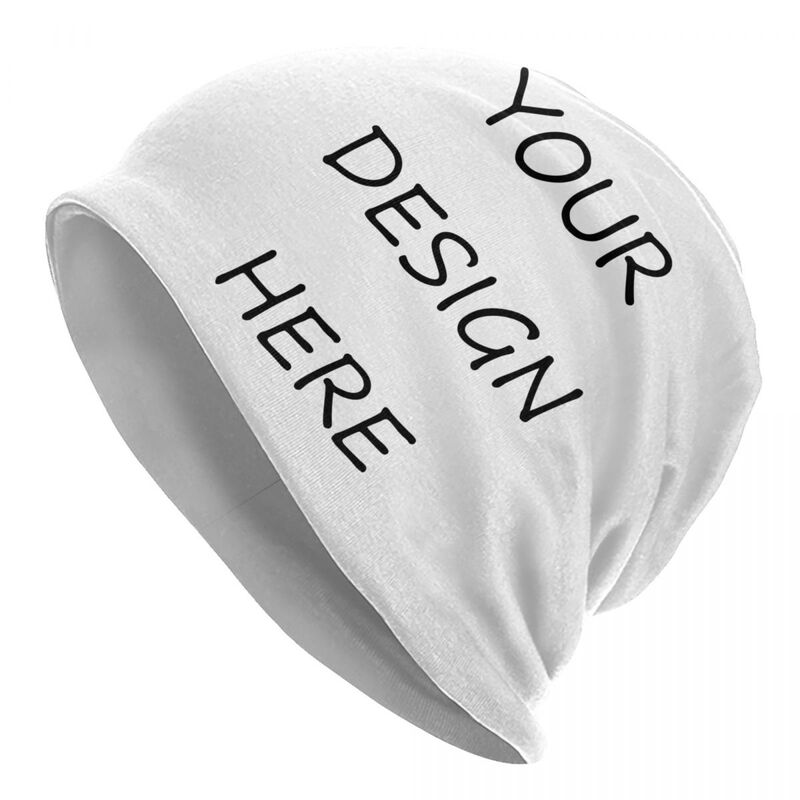 사용자 정의 사진 로고 텍스트 프린트 스컬리 비니 캡, 멋진 겨울 뜨게 모자, 남녀 성인, 당신의 디자인, 여기에 DIY 보넷 모자