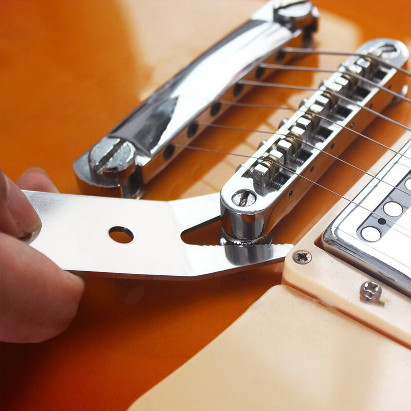 Kunci pas Multi kunci pas Gitar Bass elektrik alat Luthier untuk pengencang sakelar pot Jack suku cadang Gitar Aksesori