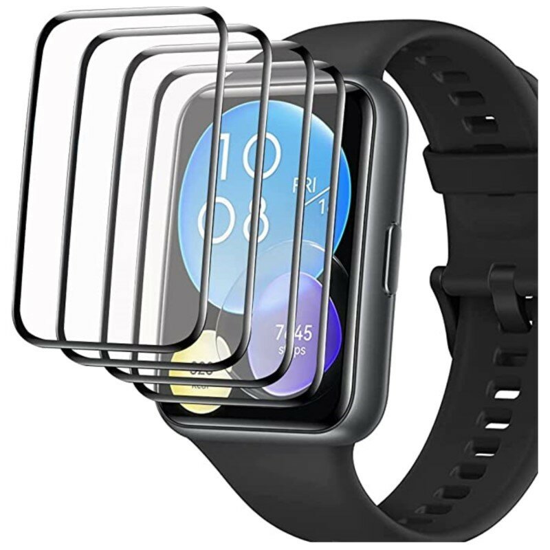 9d hd Vollbild schutz für Huawei Watch Fit 2/Fit Smart Soft gehärtetes Glas gebogene Kante Schutz folie Fit2 Zubehör