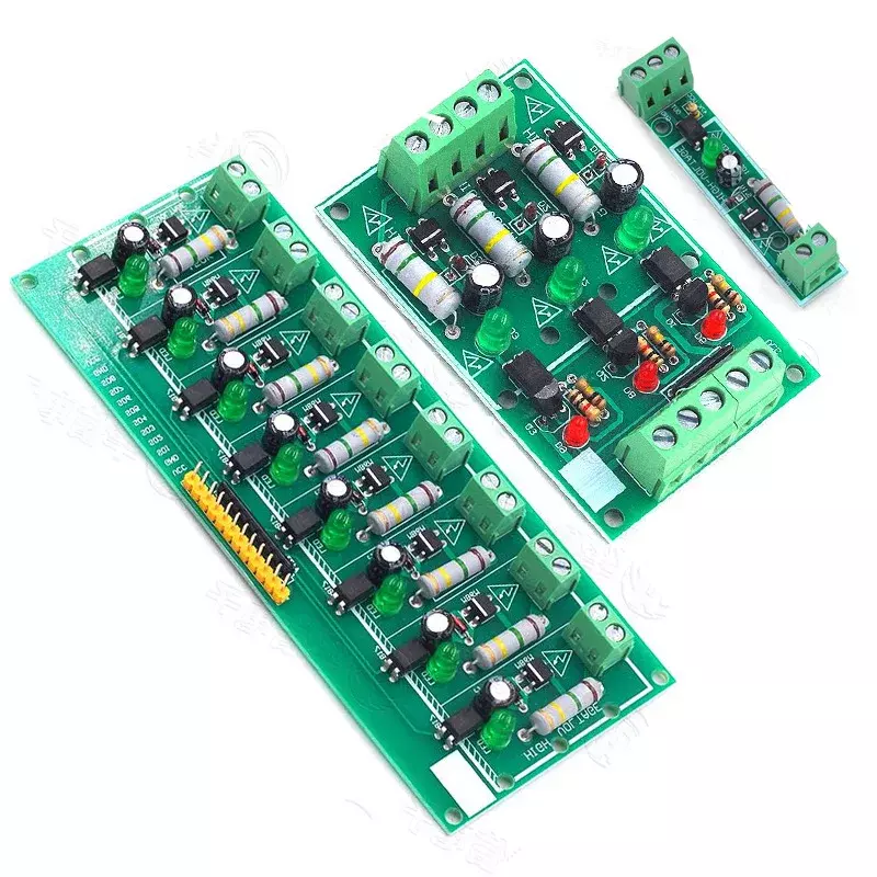 1 3 8 Bit Ac 220V Optocoupler Isolatiemodule Spanningsdetectie Bord Adaptief Voor Plc Isolamento Fotocoppiatore Module Board