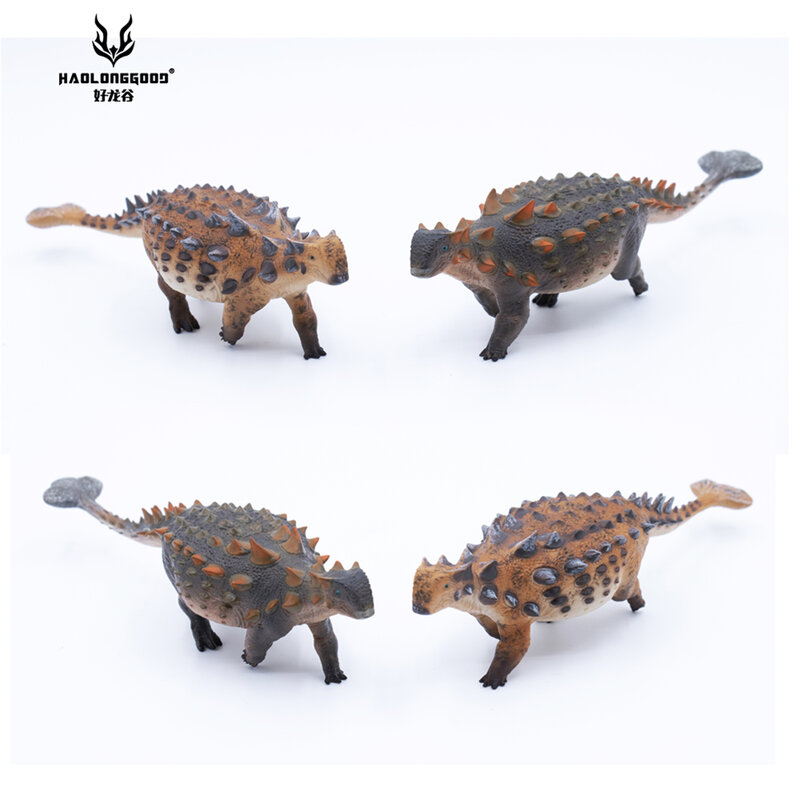 GRTOYS X HAOLONGGOOD 1/35 modelo Euoplocephalus Ankylosauridae dinosaurio Animal Collection Decor Scene GK Birthday Gift Toy