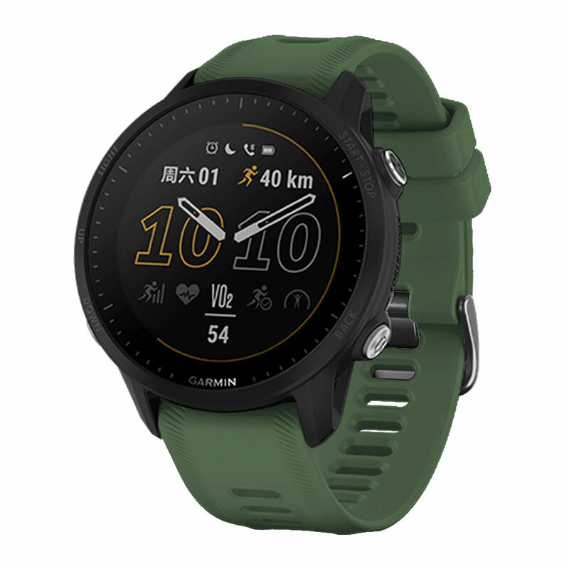 الساعات الرسمية ل Garmin Forerunner 955 22 مللي متر ساعة سيليكون سوار الأساور ل Forerunner 945 935 745 Fenix 5 6 حزام