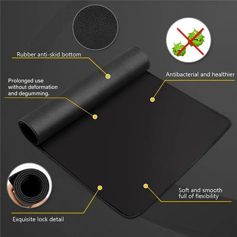 Natural Rubber Desk Rug 900x400UECYXOP Hot gamers H-HelldiversS 2 Home Gaming PC Mouse Pad Japan Anime Gaming Non-Slip Pad