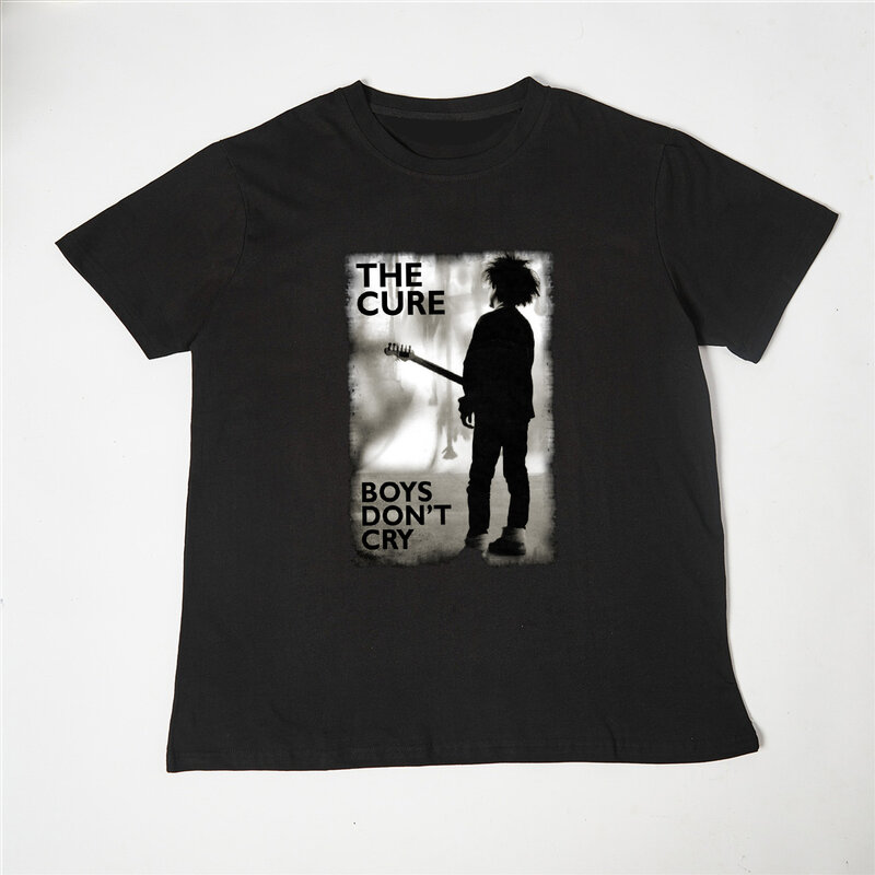 Футболка The Cure для мужчин и женщин, модная футболка, черная хлопковая футболка, Детские Топы в стиле хип-хоп, летняя повседневная футболка, футболки для мальчиков, аниме одежда