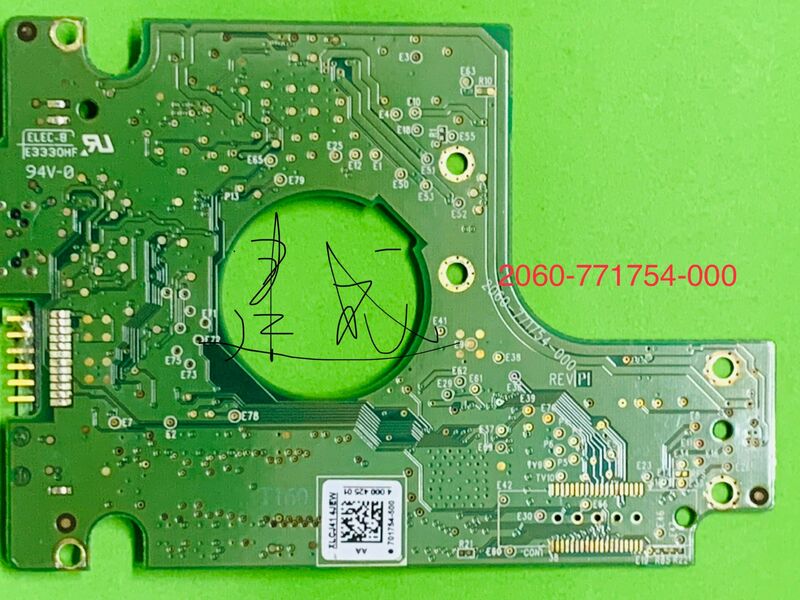 Placa lógica HDD PCB 2060-771754-000 REV A/P1 para WD USB 2,0 Reparación de disco duro recuperación de datos WD5000KMVV WD7500TMVV WD10TMVV