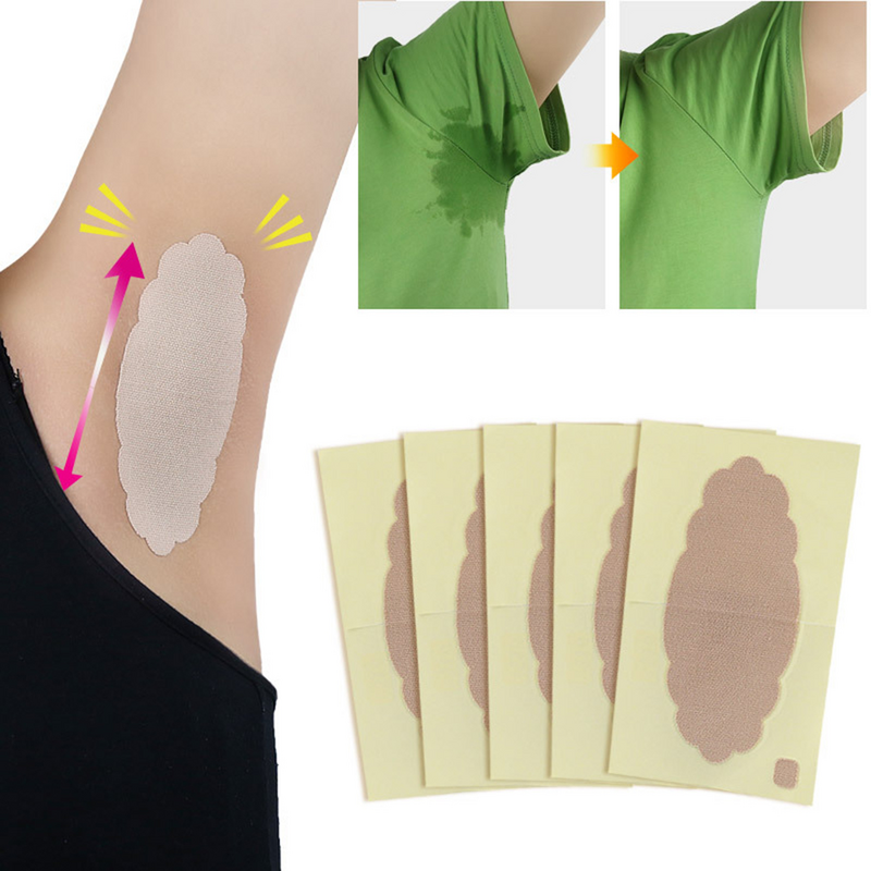 10 Pcs Anti-perspiration Patches Absorbent Pads Underarm Pads For Sweating Sweat Sole of Foot