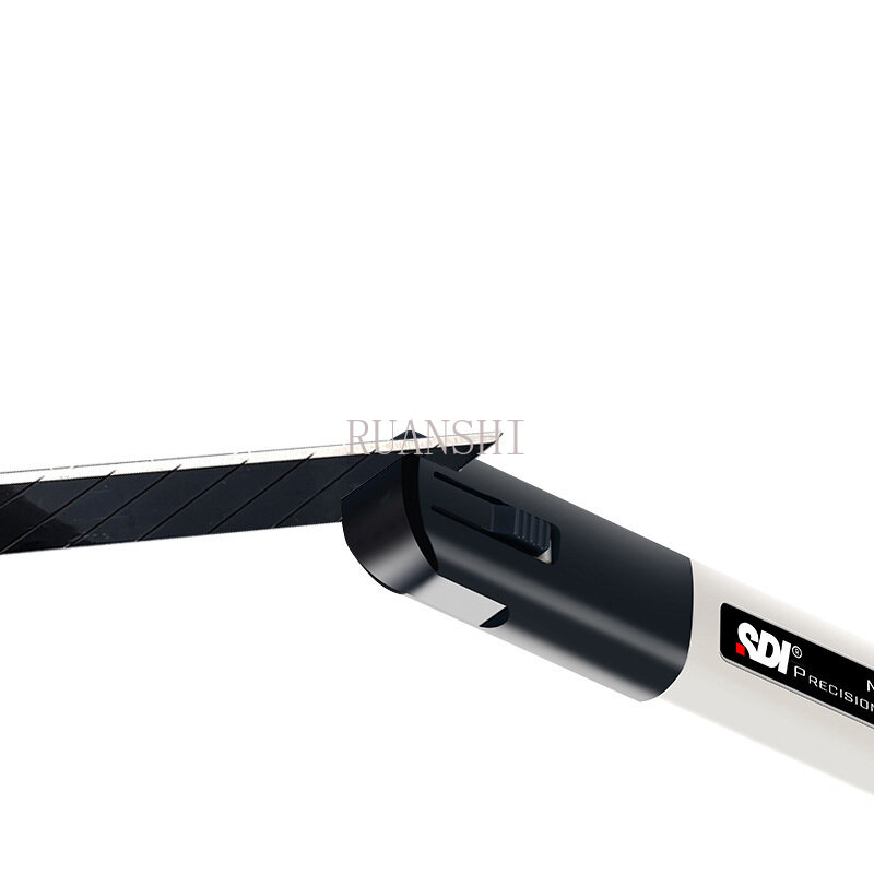 SDI Box Cutter com Auto Locking Alloy Pen, Pequena caneta Utility, Craft faca retrátil, Film Carving Knife, 9mm, 0443C