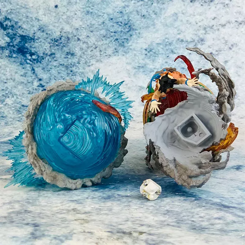 ドラゴンボールのアクションフィギュア,日本の漫画のおもちゃ,悟空,超genki爆弾,発光,PVC,収集可能なギフト,25cm