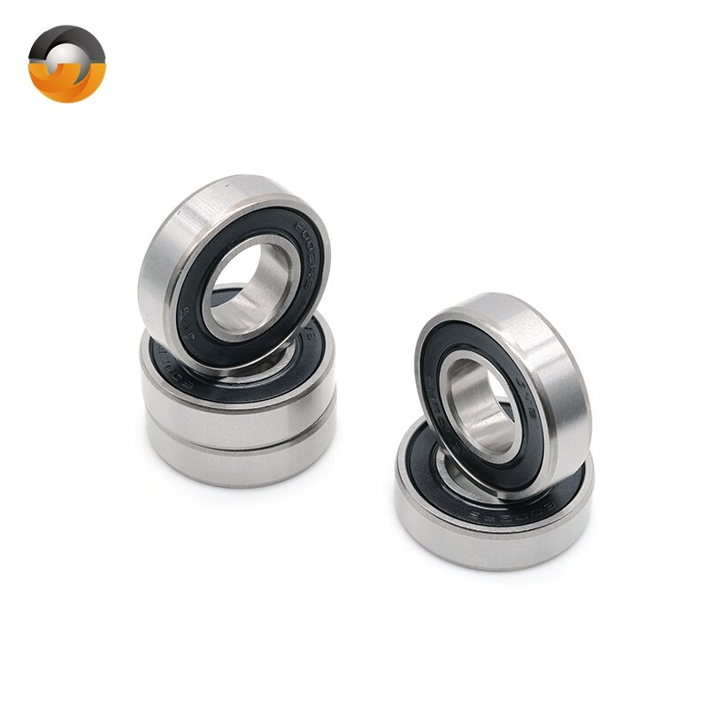 2pcs/lot 6003RS Motor Grade Deep Groove Ball Rolling Bearings 6003-RS 6003RS 17*35*10mm High Quality Bearing Steel