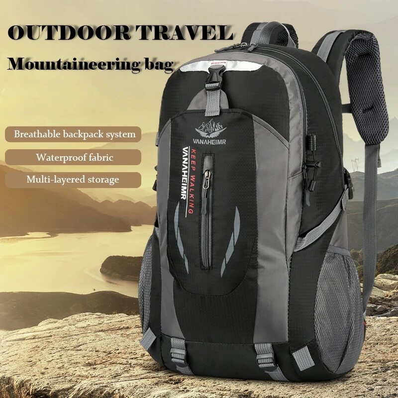 男性と女性の普遍的な屋外旅行バックパック防水ハイキング軽量ダッフルバッグ