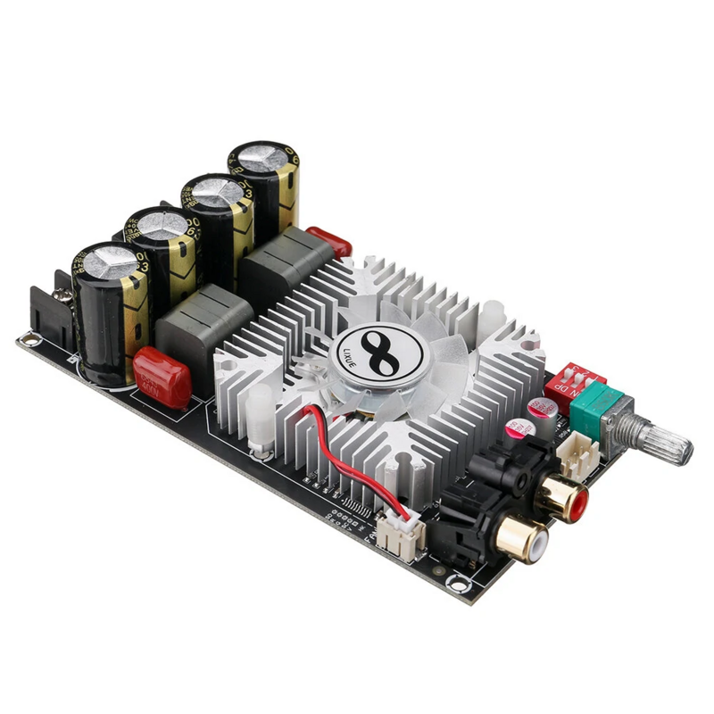 Placa Digital Amplificador de Potência, ZK-1602, TDA7498E, Dual Channel, 160W x 160W, 220W, Mono Channel, DC15-35V, Placa Módulo Amplificador