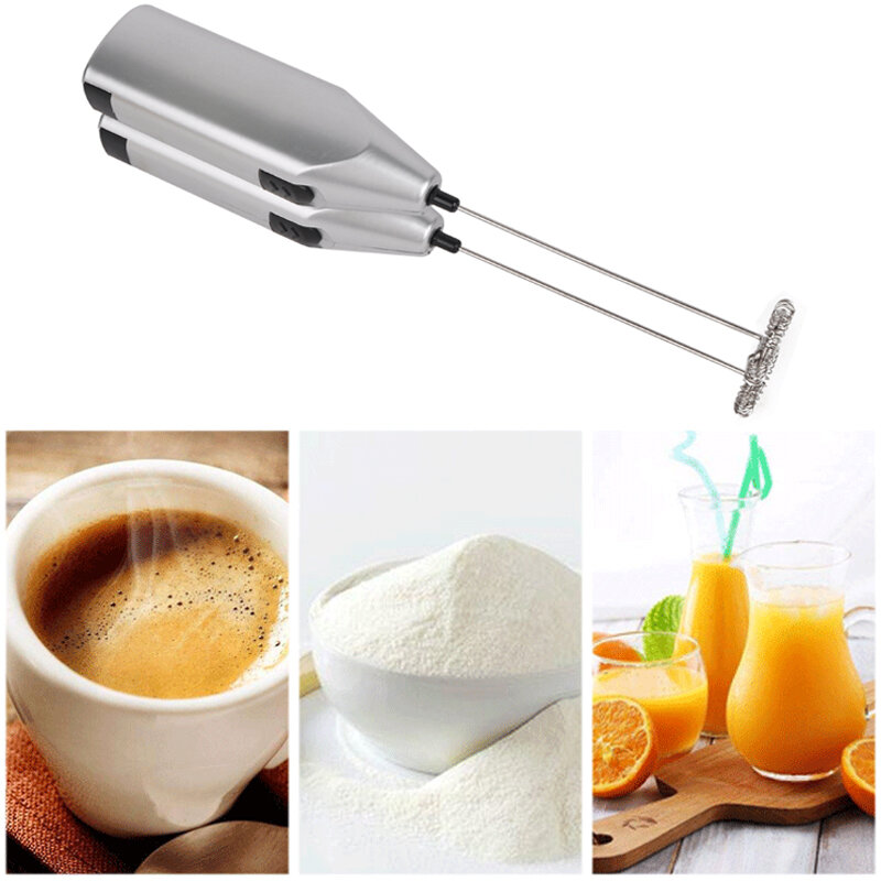Mini mousseur à lait électrique, fouet à café, mélangeur de centre commercial, poignée sans fil, batteur à œufs, agitateur, machine à cappuccino, cuisine à la maison