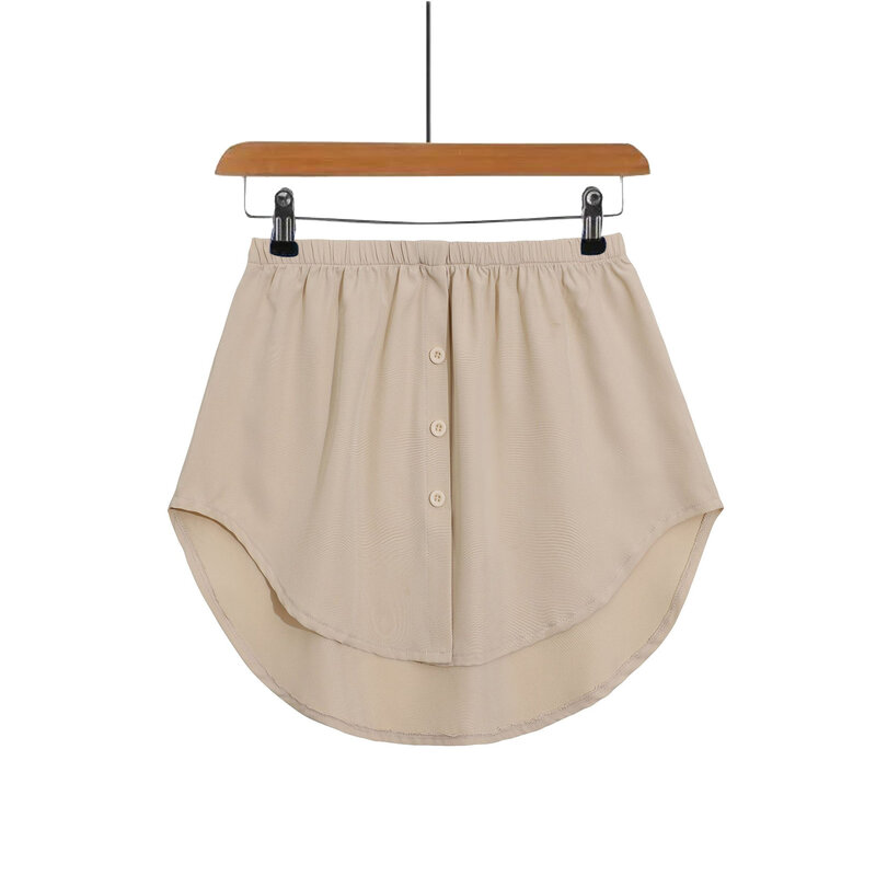 Mini camicia inferiore estensioni da donna Top All Bottom Layering Waist Mini con elastici Faldas Trashy 2000s Streetwear