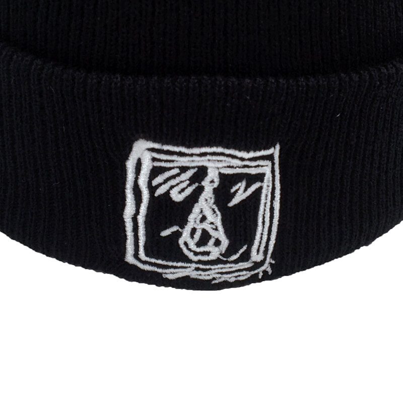 Новая Шапка-бини с вышивкой, зимняя вязаная шапка для мужчин и женщин, модная Лыжная шапка